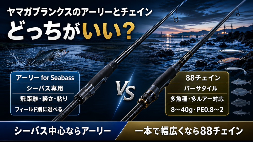 ヤマガブランクスのアーリーとチェインはどっちがいい？