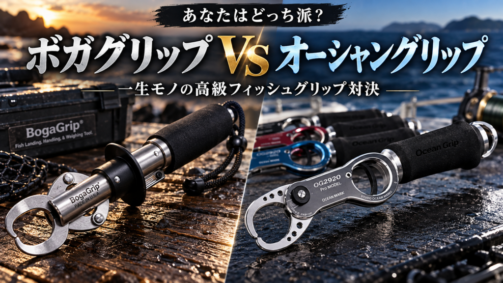 ボガグリップ vs オーシャングリップを徹底比較！一生モノの高級フィッシュグリップ対決